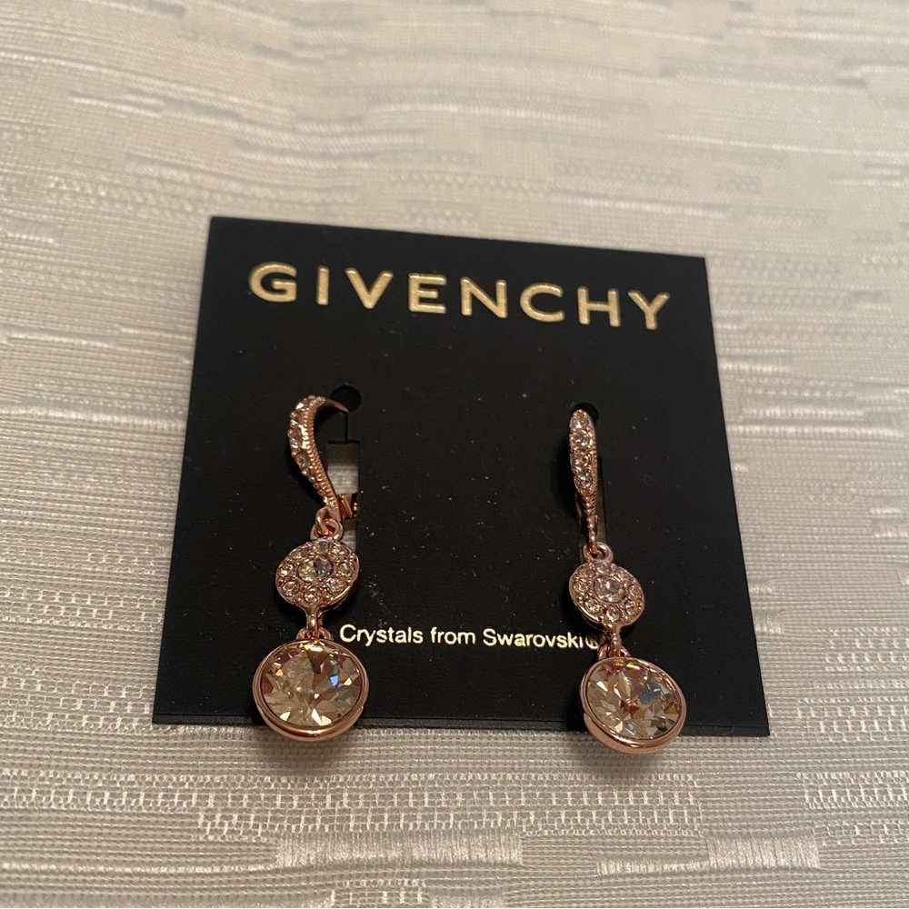 Givenchy crystals from Swarovski Earrings - Picture 8 of 9